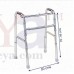 OkaeYa Premium Imported Light weight Aluminum Height Adjustable Reciprocal Folding Walker 2